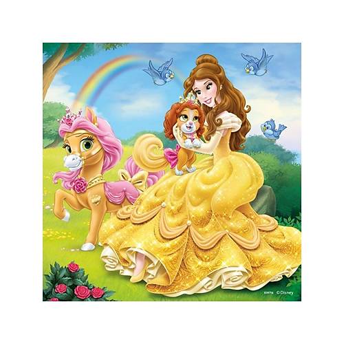 93465 Palace Pets Belle, Cinderella, Rapunzel 3x49 par�a Ravensburger Puzzle
