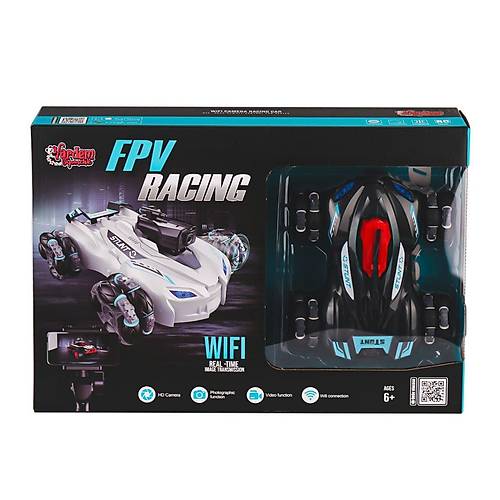 SYR-666-863 Kumandal� Wifi Kameral� Stunt Araba -Vardem Oyuncak