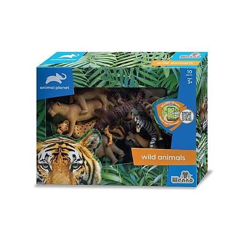 SH-D58011 Vardem Kutulu 10 Par�a Vah�� Hayvan Seti