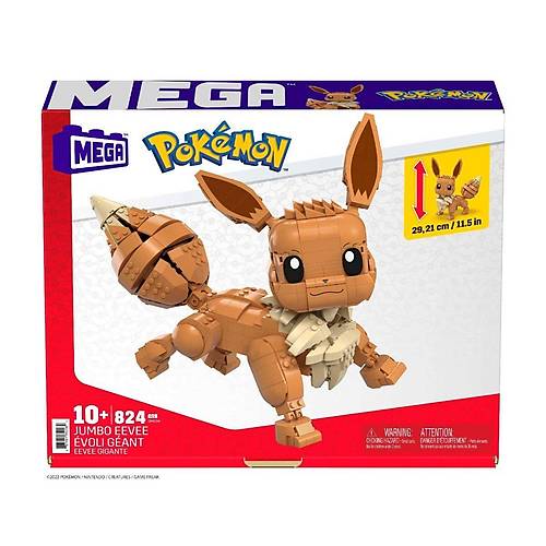GMD34 MEGA Pokmon Jumbo Eevee 824 para +10 ya