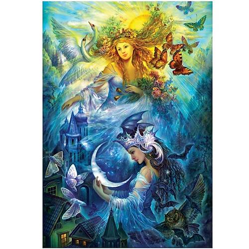 5218 Art Puzzle, G�nd�z ve Gece Prensesleri 1000 Par�a