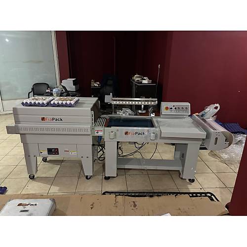Yar Otomatik Tnelli 45 x 55 Shrink Makinas - Shrink Paketleme Makinesi