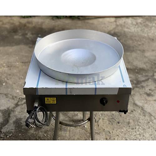 Paslanmaz Elektrikli Tantuni Oca 60x60 cm | Orta Boy Et ve Tavuk Tantuni Hazrl