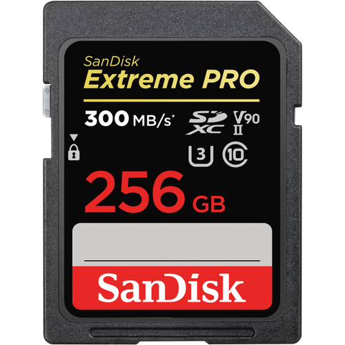 SanDisk Extreme PRO 256GB SDXC Memory Ca