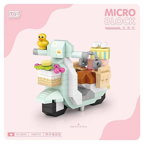 LZ8614 LOZ Sevimli Motor Blok Seti Mini Po�et