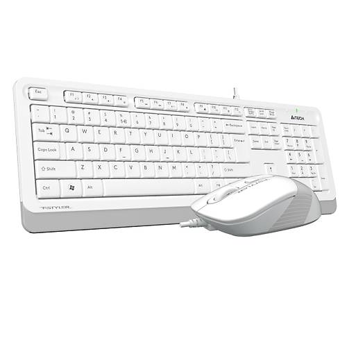 A4 TECH F1010 Q USB BEYAZ TR MM KLAVYE+OPT MOUSE