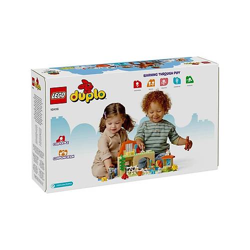 10416 Lego Duplo iftlik Hayvanlarnn Bakm 74 para +2 ya