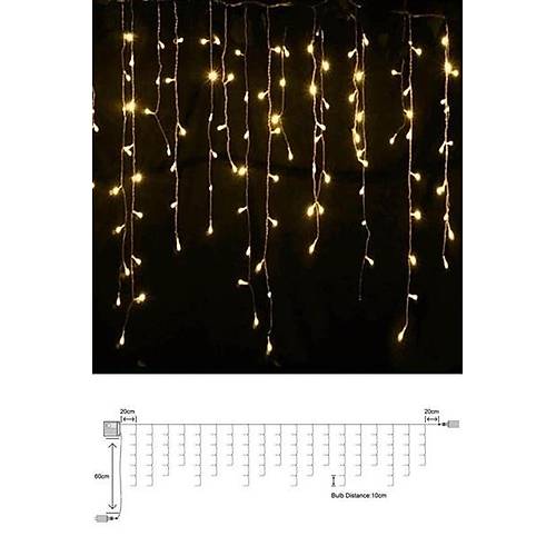 BUFFER 8 Fonksiyonlu 16 Saakl Perde Led 3 x 1 (Gn)