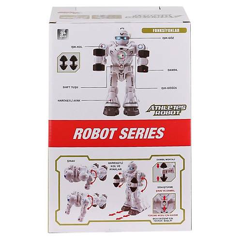 DF-6026 I��kl� ve M�zikli Hareketli Atletik Sporcu Robot -Vardem Oyuncak