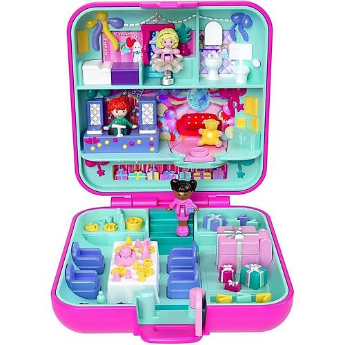 JGK22 Polly Pocket Mattel 80. Y�l �zel Nostaljik Kompakt Oyun Seti