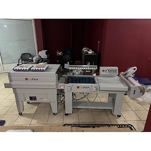 Yar Otomatik Tnelli 45 x 55 Shrink Makinas - Shrink Paketleme Makinesi
