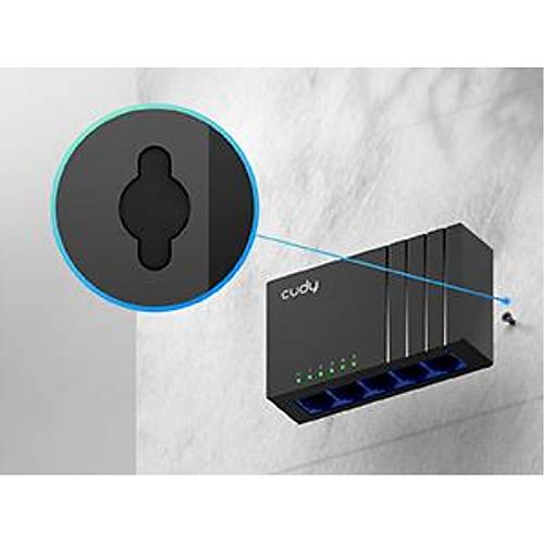 CUDY 5-Port Gigabit Metal� Switch