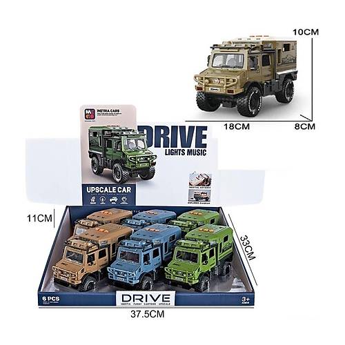 MG-D700-02 S�rtmeli I��kl� M�zikli L�ks Off-Road Karavan -Vardem Oyuncak