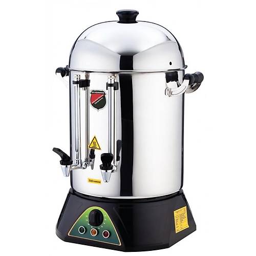 Silverinox 10 Litre ift Demlikli Semaver | Profesyonel ay Servisi in deal zm