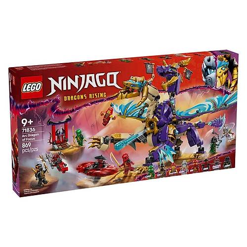 71836 Lego Ninjago Focusun Ark Ejderhas 869 para +9 ya