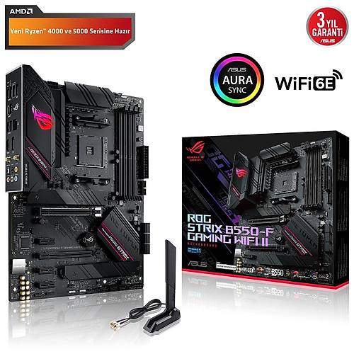 ASUS ROG STRIX B550-F GAMING WI-FI II 5100MHz(OC) DDR4 M.2 DP AM4