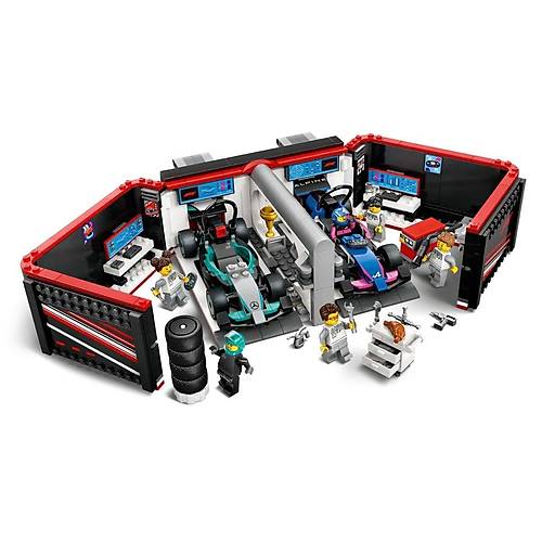 60444 Lego City F1 Garaj ve Mercedes-AMG ve Alpine Arabalar 678 para +7 ya