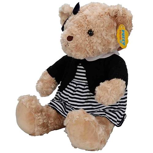 4807 K�yafetli Pelu� Ay� Teddy Bear 37 cm -Sunman