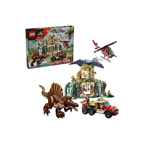 76976 Lego Jurassic World Spinosaurus ve Quetzalcoatlus 984 para +8 ya