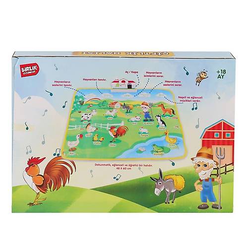 YY-571 A622374TR-U Sesli ve I��kl� E�itici �iftlik Hal�s� -Birliktoys