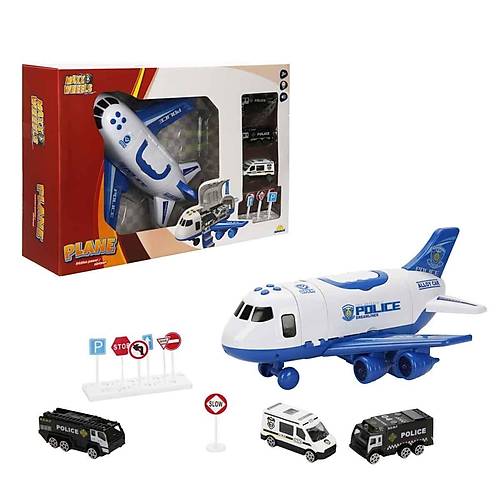 4347 Maxx Wheels Sesli ve I��kl� S�rtmeli Polis U�a�� -Sunman