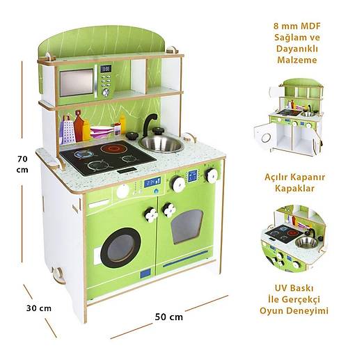 T1025 Ah�ap Oyun Mutfa�� -Okutan Hobi