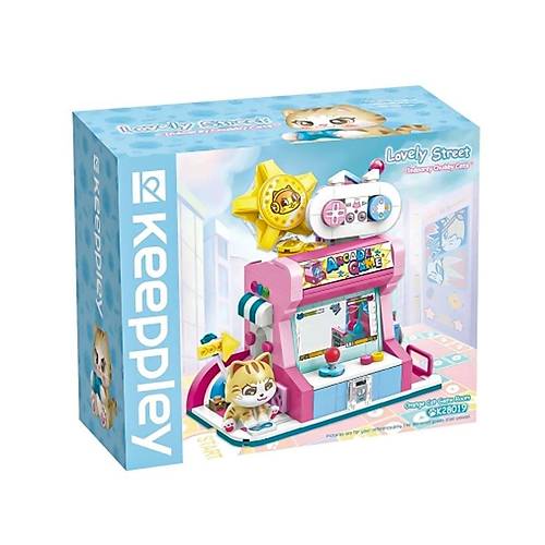 KP28019 Keeppley Lovely Street - Orange Cat Game Room 384 Par�a Yap�m Seti