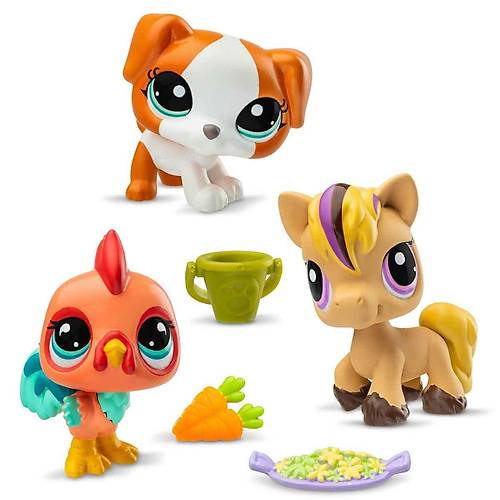 6469 SUN-Littlest Pet Shop Miniler 3l Figr Set