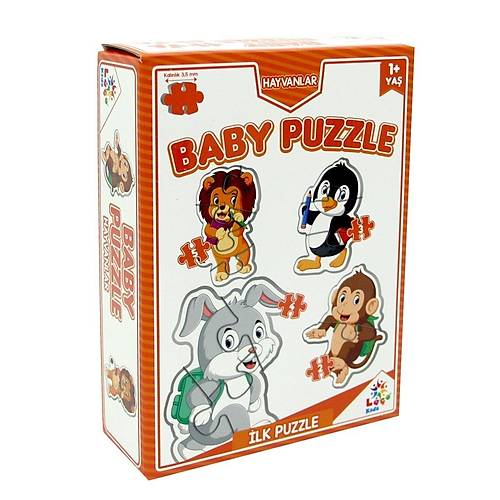 LC7225 La�o, Baby Puzzle - Hayvanlar - �lk Puzzle / +12 ay