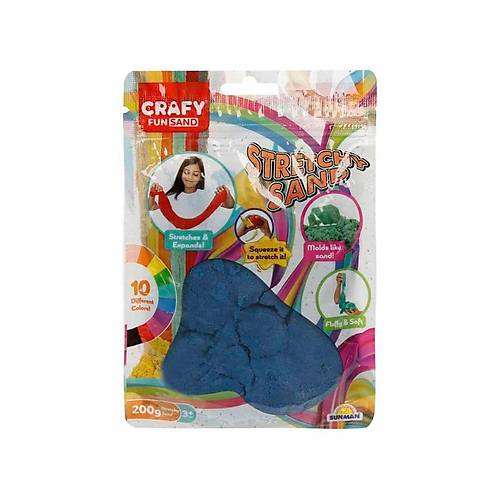 3605 Crafy Stre� Oyun Kumu Koyu Mavi 200 g