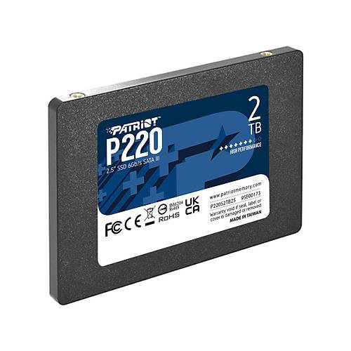 Patriot P220 2TB 550/500MB/s 2.5? SATA3 SSD Disk (P220S2TB25)