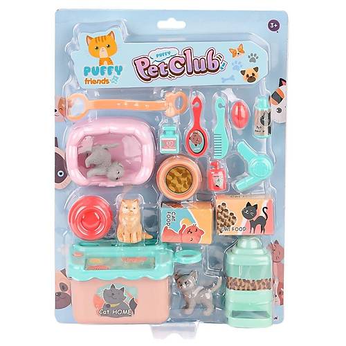 4374 Kedi Bak�m Oyun Seti -Sunman