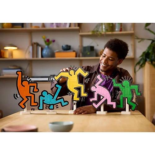 31216 Lego icons - Keith Haring  Dans Eden Figrler 1773 para +18 ya