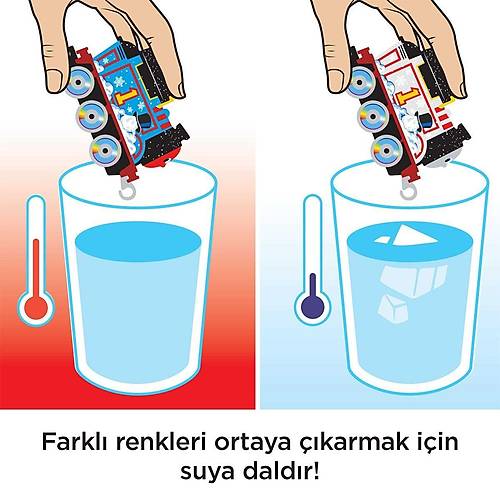 HNP82 Thomas ve Arkadalar - Renk Deitiren Kk Trenler 3l Paket