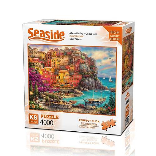 23506 A Beautiful Day at Cinque Terre 4000 Para Puzzle