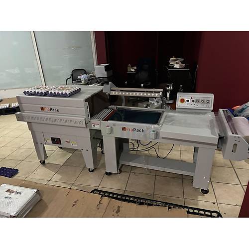 Yar Otomatik Tnelli 45 x 55 Shrink Makinas - Shrink Paketleme Makinesi