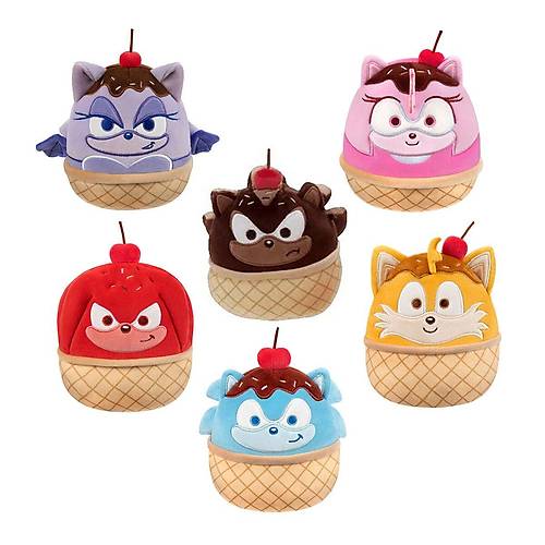 SQ SG00228 Squishmallows Mystery Squad Sonic S�rpriz Fig�r 13 cm