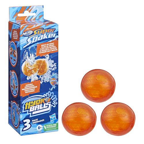F6392 Nerf Super Soaker Hydro Balls 3l +6 ya