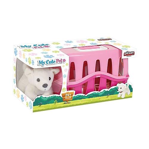 03 358 Sevimli Kpeim Pembe -Pilsan Oyuncak