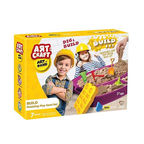 03949 Artsand �n�aat Kum Seti 600 gr -Fentoys