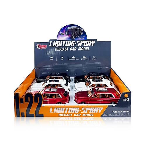 HCL-506A �ek B�rak 1:22 Sesli Ve I��kl� Buharl� RR-L�x Metal Jeep