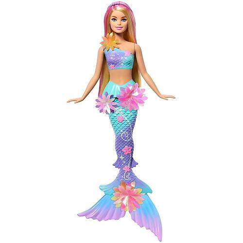 JDM72 Barbie B�y�l� �i�ekler Deniz K�z� - Flower Magic Mermaid