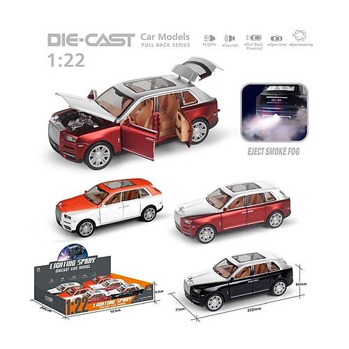 HCL-806PA �ek B�rak 1:22 Sesli Ve I��kl� Buharl� RR-L�x Metal Jeep