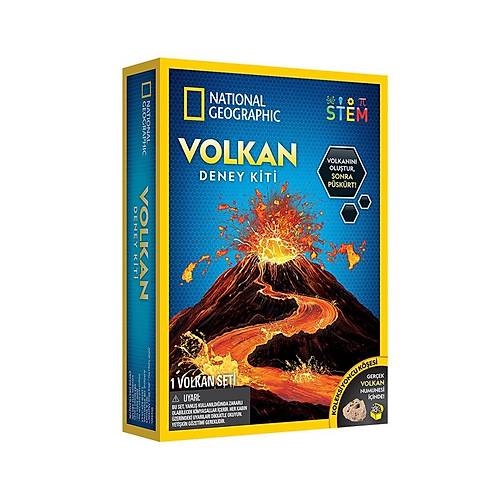 NAT02002 National Geographic Volkan Deney Kiti - TRVOLCANO2 +8 ya�