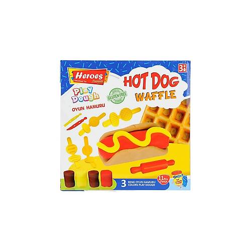 ERN-584 HEROES ORTA KUTULU BURGER OYUN HAMURU SET�