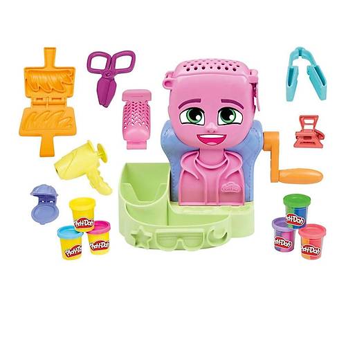 F8807 Play-Doh Renkli Kuaf�r Salonu+3 ya�