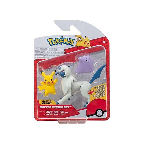 POK 95155-R Pokemon Battle 3L� Fig�r Seti