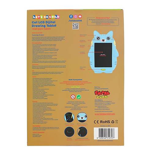 LC-31070 Kedi �izim Tableti 8.5 in�