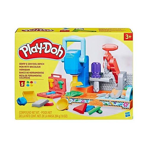 F9141 Play-Doh Renkli El Aletleri Tezgah� Oyun Seti +3 ya�