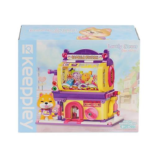 KP28010 Keeppley Lovely Street - Shiba Inu Gashapan Machine 435 Par�a Yap�m Seti